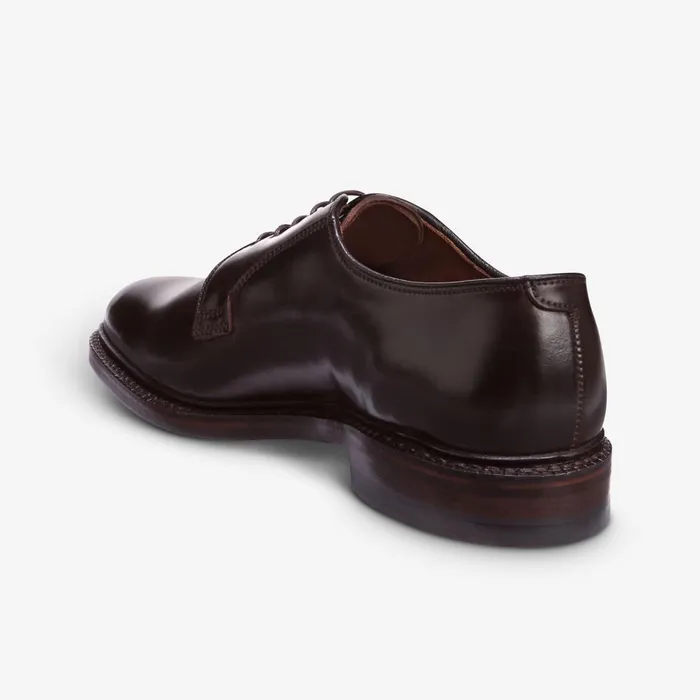Allen Edmonds Leeds Shell Cordovan Derby Shoe Brown Men Wide Width Shoes