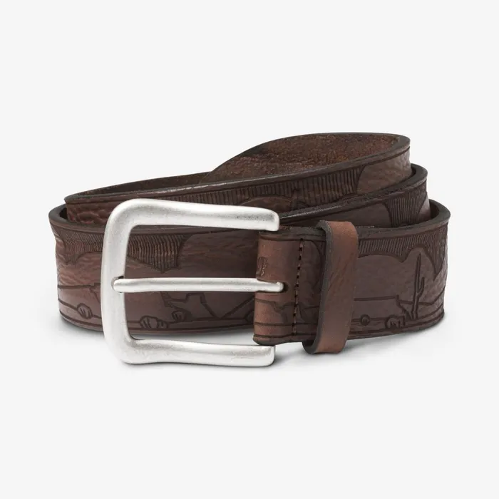 Allen Edmonds Logan Maxwell Casual Belt Tan Men Casual Belts