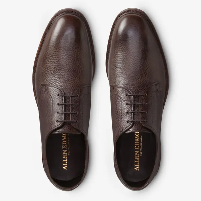 Allen Edmonds Mackenna PlainToe Blucher With Dainite Sole Brown Men Oxfords and Derbys