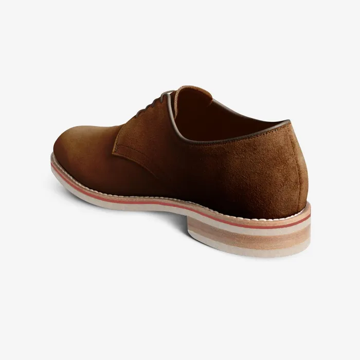 Allen Edmonds Nomad Buck Suede Derby Brown Men Oxfords and Derbys