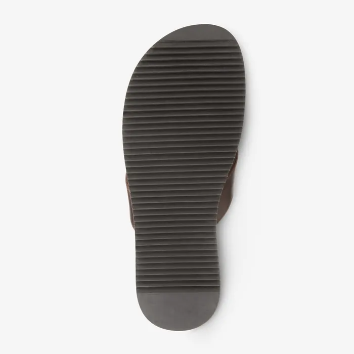 Allen Edmonds Oscar Thong Sandals Dark Brown Men Sandals