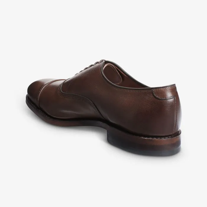Allen Edmonds Park Avenue CapToe Oxford Brown Texture Men Wide Width Shoes