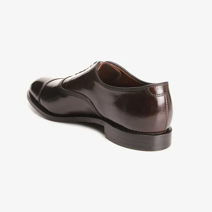 Allen Edmonds Park Avenue Shell Cordovan CapToe Oxford Brown Men Wide Width Shoes