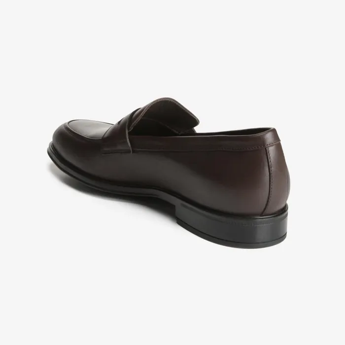 Allen Edmonds Salerno Penny Loafer Dark Brown Men Loafers and SlipOns