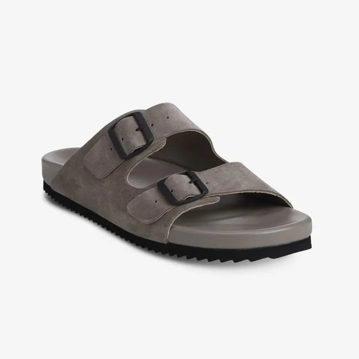 Allen Edmonds Sparrow Suede Sandals Grey Suede Men Sandals