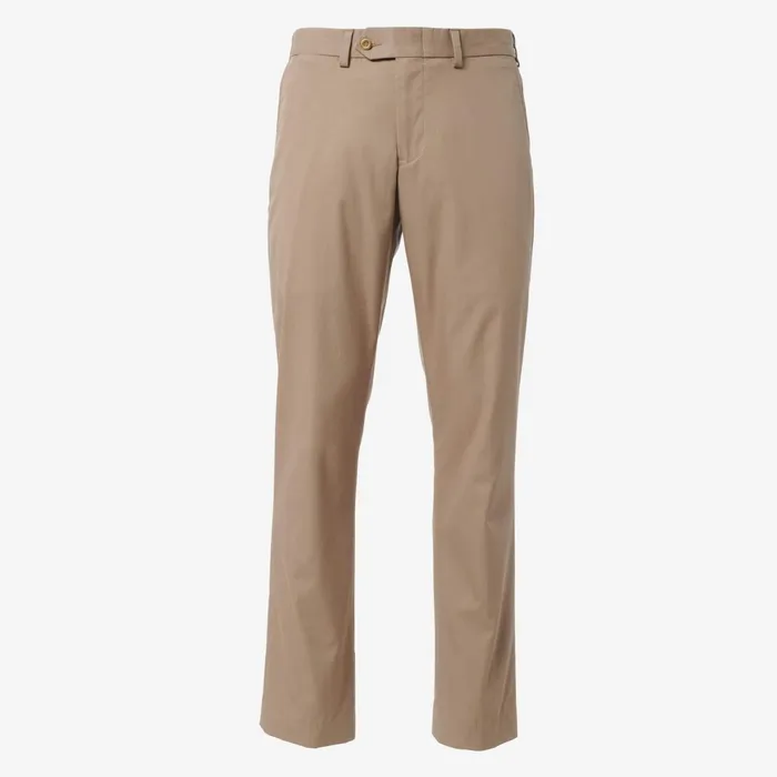 Allen Edmonds Straight Fit Travel Twill Pants Khaki Men Jeans Pants and Shorts
