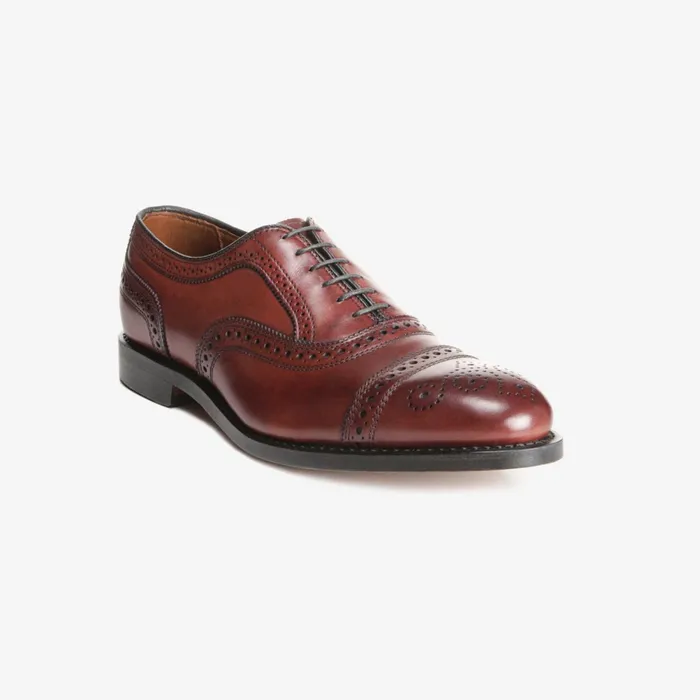 Allen Edmonds Strand CapToe Oxford Oxblood Men Wide Width Shoes