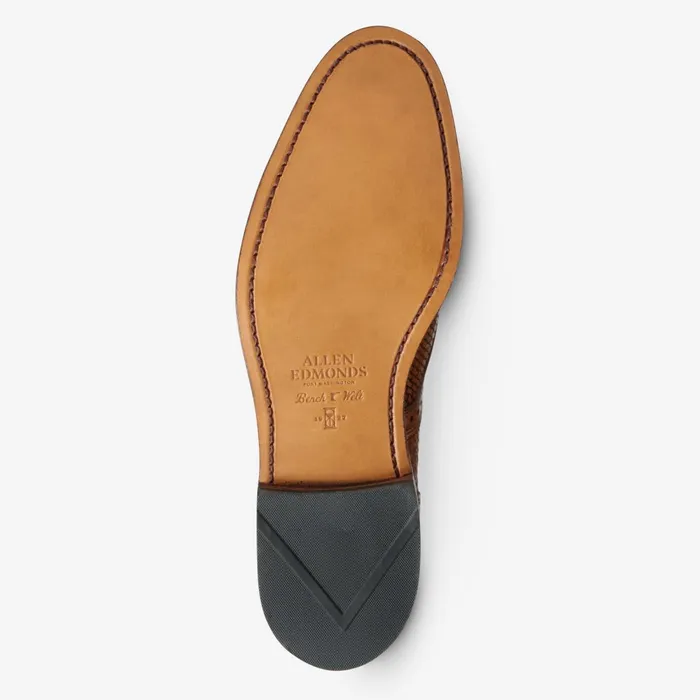 Allen Edmonds Strand Weave CapToe Oxford Walnut Men Wide Width Shoes
