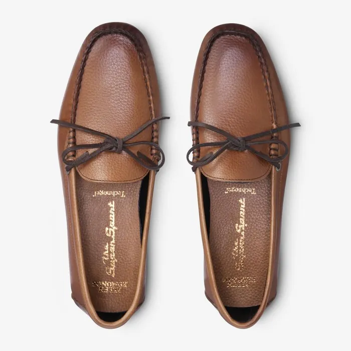 Allen Edmonds Super Sport Camp Moc Tan Men Boat Shoes and Driving Mocs