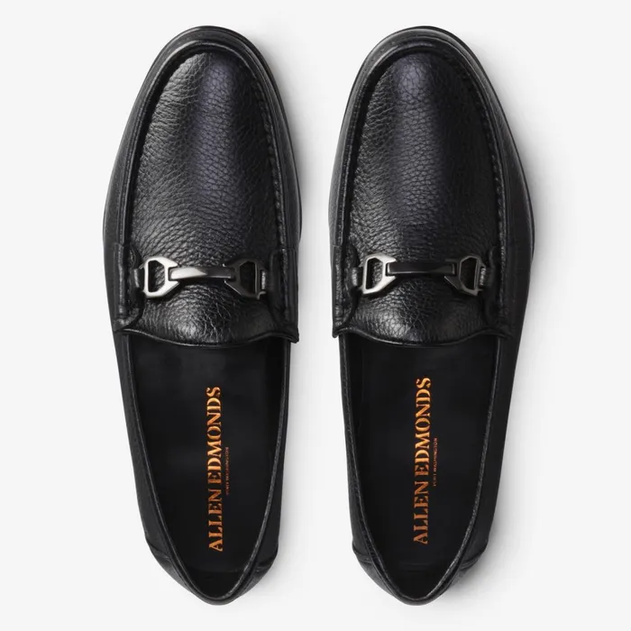 Allen Edmonds Vinci Italian Bit Loafer Black Men Loafers and SlipOns