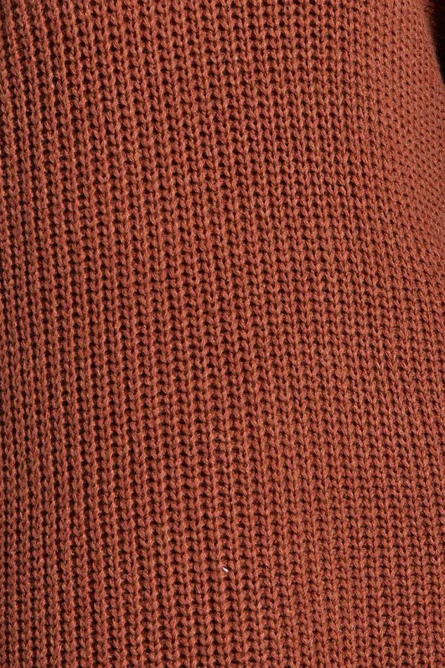 Amalie The Label 8211 Beata Knitted Long Sleeve Midi Dress In Rust Women Showpo Dresses