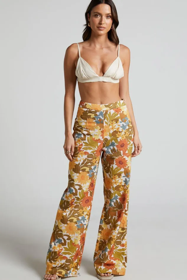 Amalie The Label 8211 Johayna Linen Tie Back Bralette In Oat Women Showpo Curve Clothes
