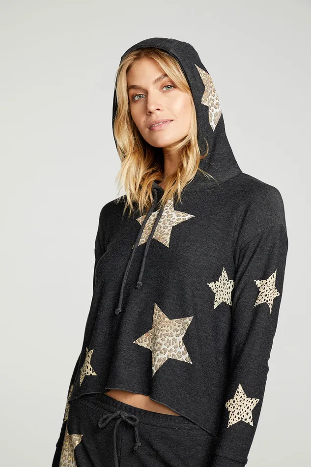 Animal Star Hoodie Womens Outerwear Chaser Brand