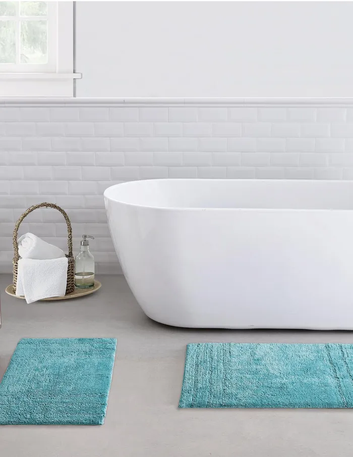 Anne Klein 2 Piece Reverie Bath Set Aqua Women Home