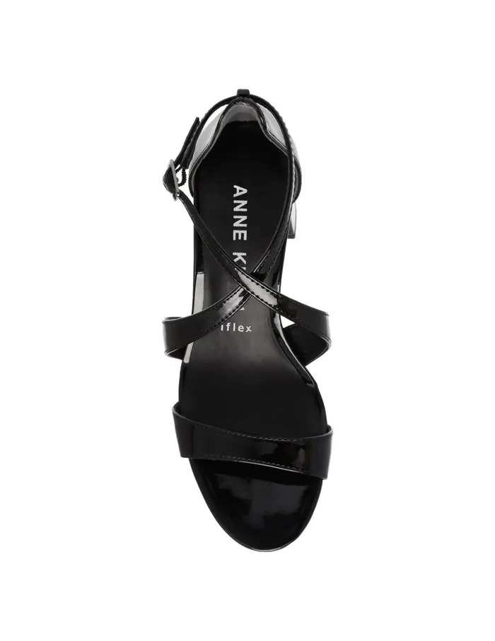 Anne Klein Armaretta Dress Heel Black Patent Women Shoes