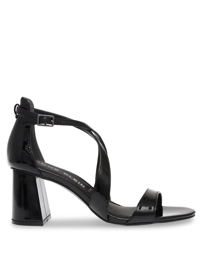 Anne Klein Armaretta Dress Heel Black Patent Women Shoes