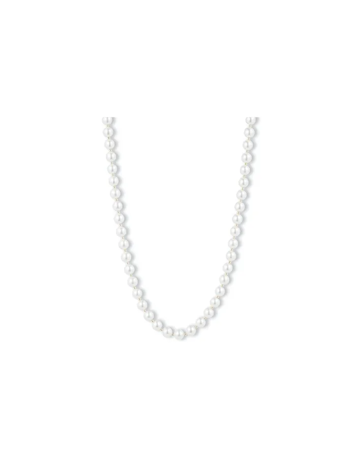 Anne Klein Blanc Faux Pearl 16034 Collar Necklace Goldtone Women Watches 038 Jewelry