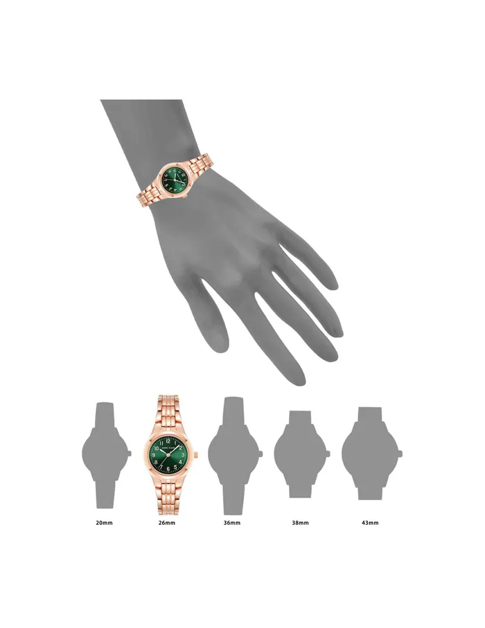 Anne Klein Classic Easy To Read Dial Watch Green Women Watches 038 Jewelry