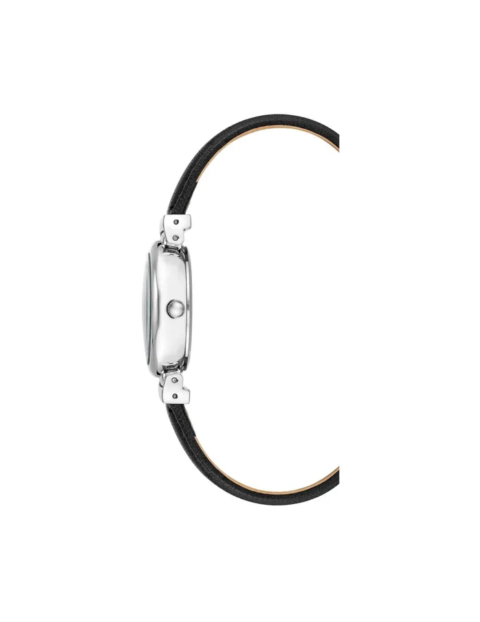 Anne Klein Classic Leather Strap Watch Black Women Watches 038 Jewelry