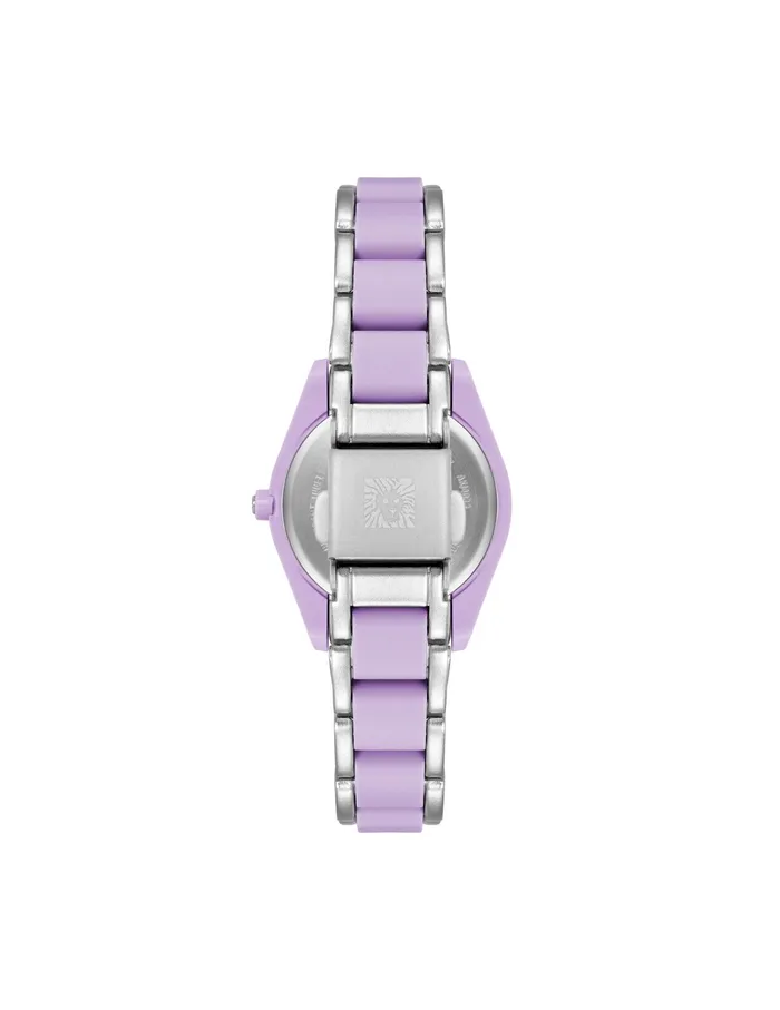 Anne Klein Consider It Recycled Ocean Plastic Bracelet Watch Lavender Women Watches 038 Jewelry