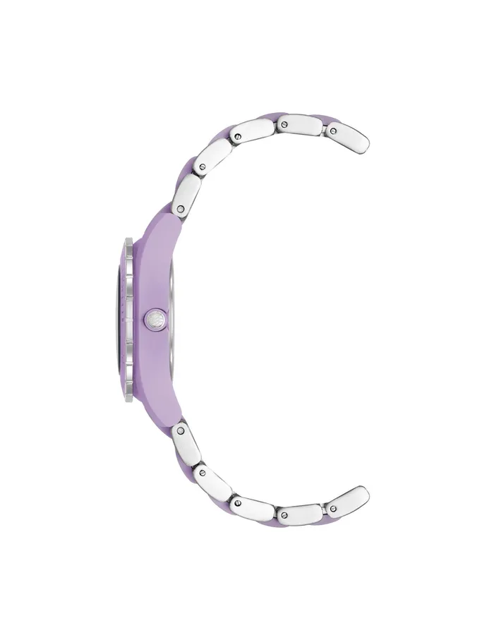 Anne Klein Consider It Recycled Ocean Plastic Bracelet Watch Lavender Women Watches 038 Jewelry