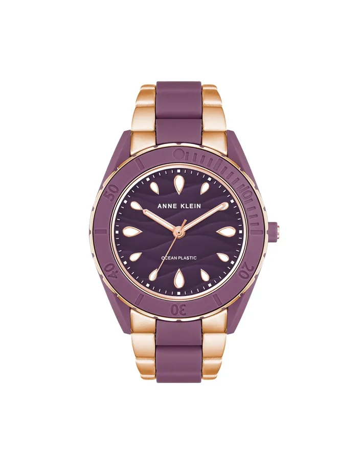 Anne Klein Consider It Solar Recycled Ocean Plastic Bracelet Watch Rose Goldtone Women Watches 038 Jewelry Anne Klein Consider It Solar Recycled Ocean Plastic Bracelet Watch Rose Goldtone Women Watches 038 Jewelry