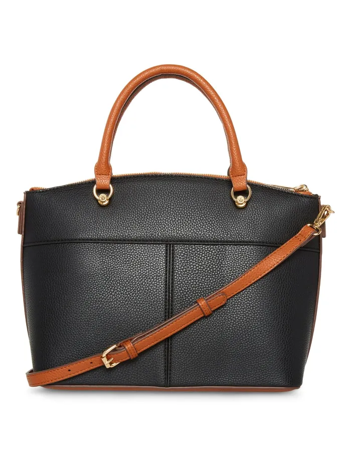 Anne Klein Dome Satchel Black Women Handbags