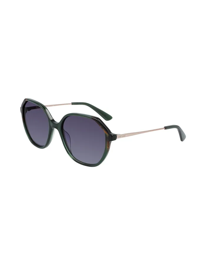Anne Klein Geometric Sunglasses Olive Women Accessories