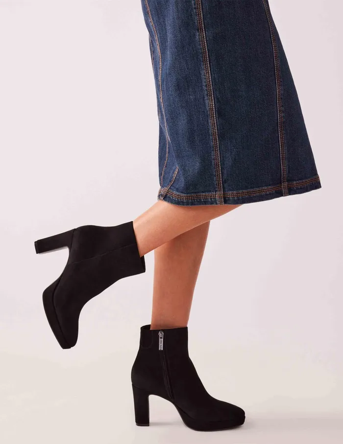 Anne Klein Jailene Dress Bootie Black Ms Women Shoes