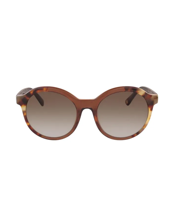 Anne Klein Round Frame Sunglasses Mocha Women Accessories