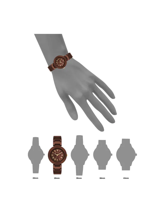 Anne Klein Round Mother Of Pearl Dial Ceramic Bracelet Watch Brown Women Watches 038 Jewelry