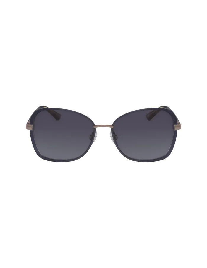 Anne Klein Square Metal Sunglasses Slate Women Accessories