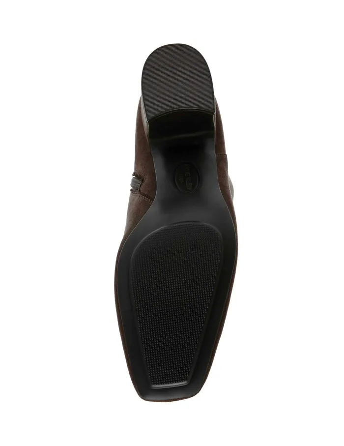 Anne Klein Taesa Tall Boot Dk Brown Ms Women Shoes
