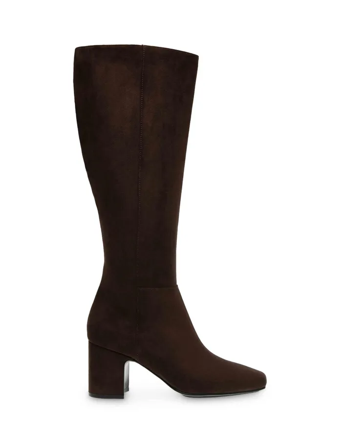 Anne Klein Taesa Tall Boot Dk Brown Ms Women Shoes