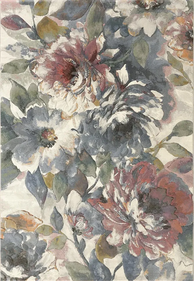 Anne Klein The Illusions Contemporary Floral Rug Collection Multi Women Home
