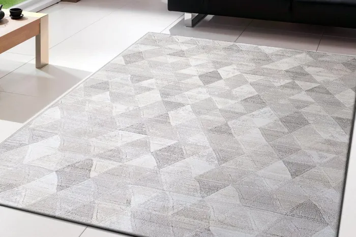Anne Klein The Illusions Contemporary Geometric Rug Collection Beige Women Home