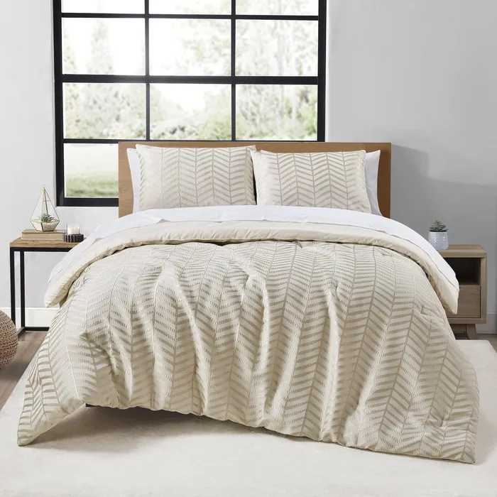Anne Klein Wallingford Comforter Set Champagne Women Home