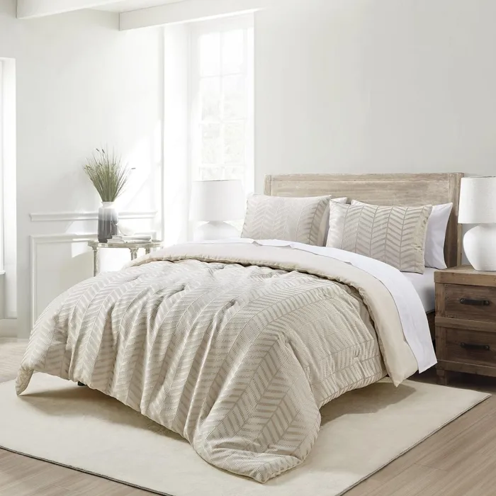 Anne Klein Wallingford Comforter Set Champagne Women Home
