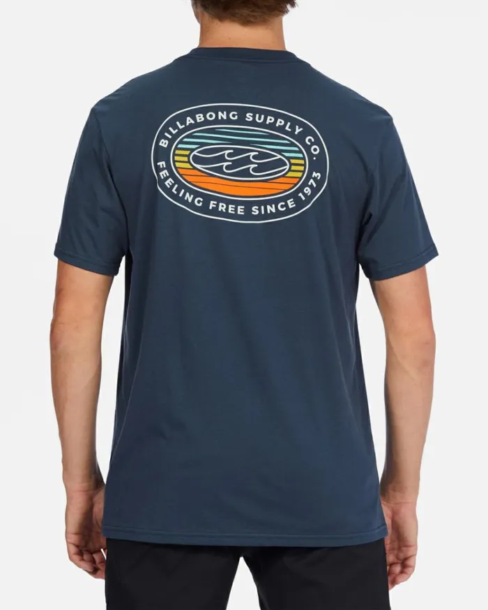 Arctic Short Sleeve TShirt Navy Men Billabong TShirts