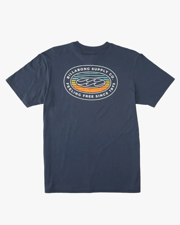 Arctic Short Sleeve TShirt Navy Men Billabong TShirts