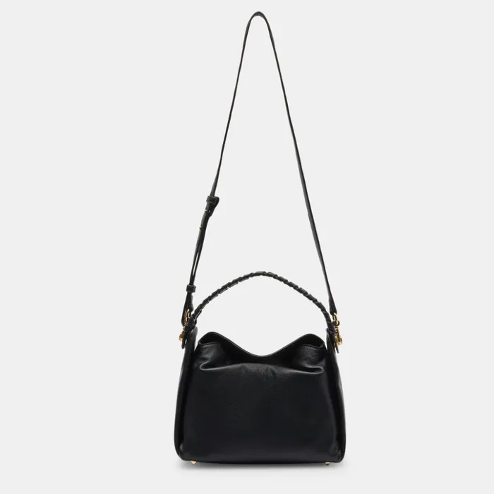 Aria Crossbody Black Leather Women Dolce Vita Handbags