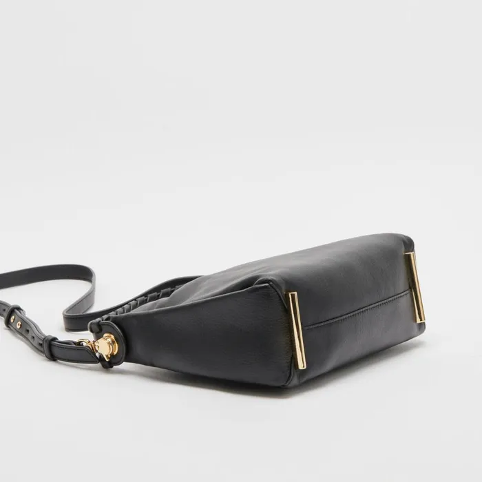 Aria Crossbody Black Leather Women Dolce Vita Handbags