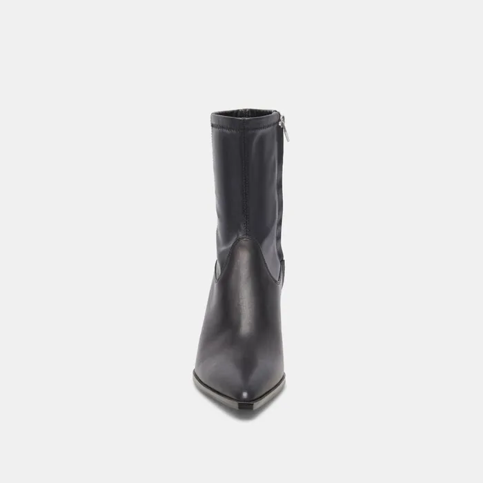Arya Boots Black Leather Women Dolce Vita Boots and Booties