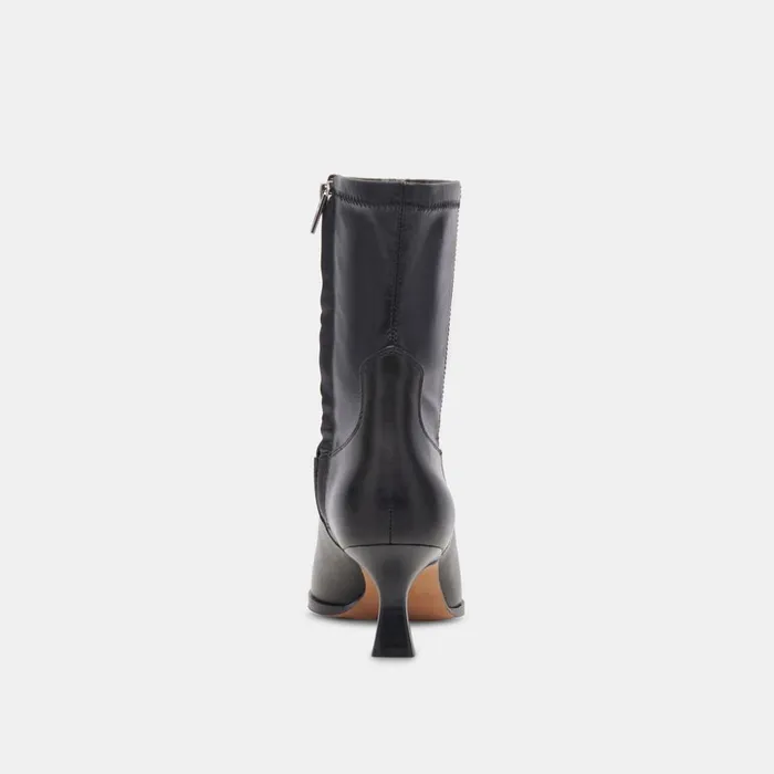 Arya Boots Black Leather Women Dolce Vita Boots and Booties