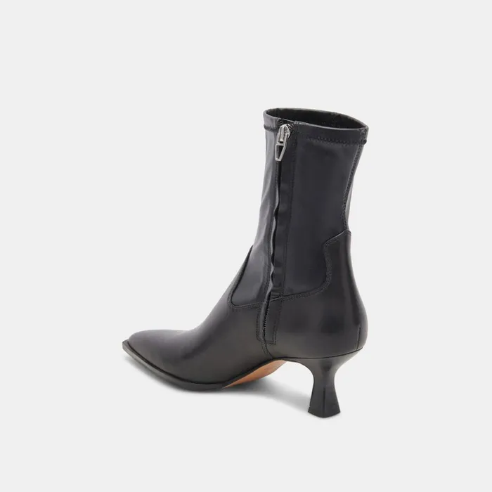 Arya Boots Black Leather Women Dolce Vita Boots and Booties