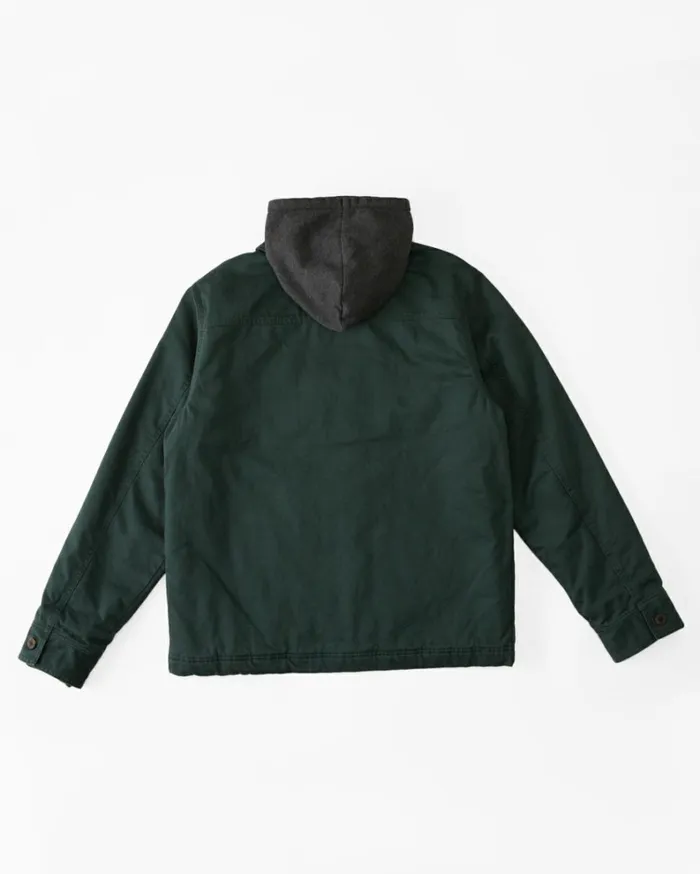 Barlow Hooded Jacket Dark Forest Men Billabong Jackets