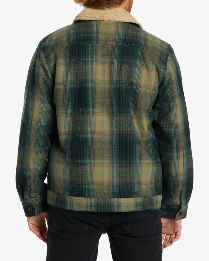Barlow Sherpa Lined Jacket Dark Forest Men Billabong Jackets