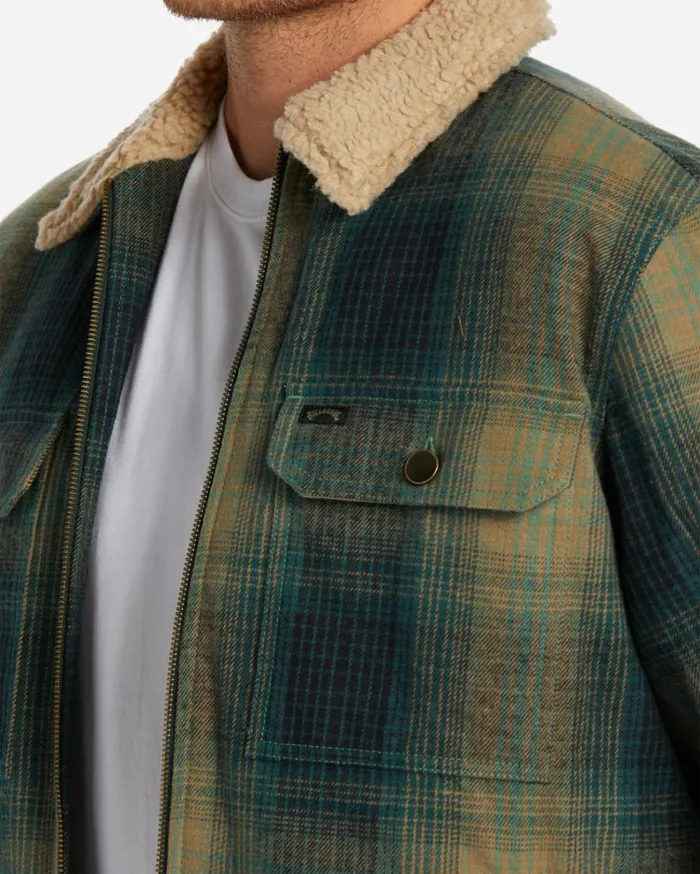 Barlow Sherpa Lined Jacket Dark Forest Men Billabong Jackets