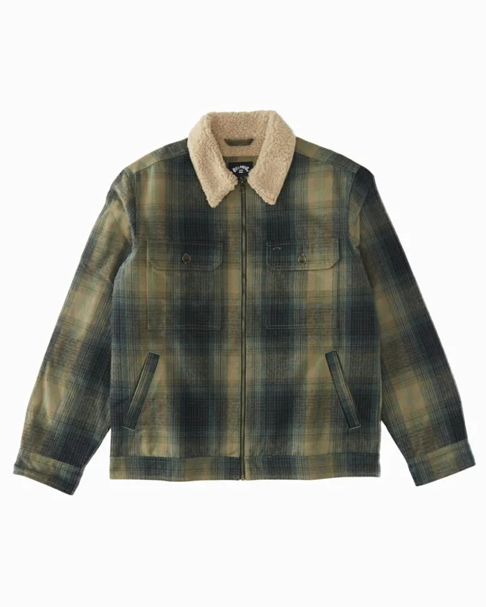 Barlow Sherpa Lined Jacket Dark Forest Men Billabong Jackets