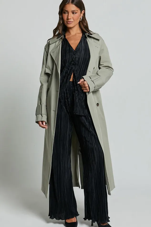 Beca Pants 8211 High Waisted Plisse Flared Pants In Black Women Showpo Pants